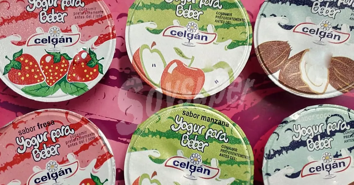 Imagen de los yogures bebibles de Celgán, que marcaron a toda una generación en Canarias  AH