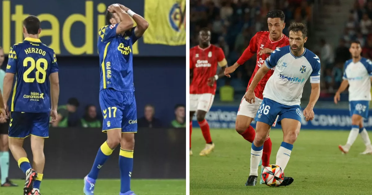 Partidos de esta temporada de la UD Las Palmas y el CD Tenerife / MONTAJE AH