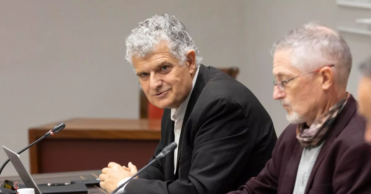 El director ejecutivo del Observatorio de Sostenibilidad, Fernando Prieto del Campo, que ha detallado 10 propuestas que frenarían la emergencia climática en Canarias./ EFE