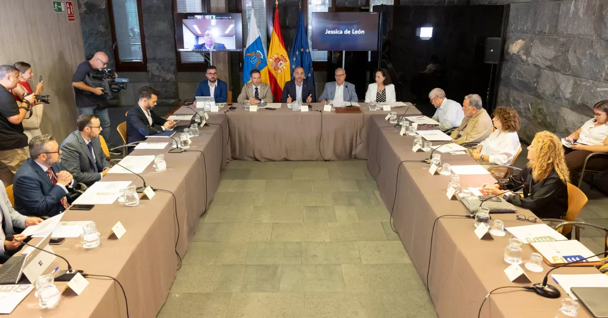 Reunión para abordar el reto demográfico en Canarias / EFE