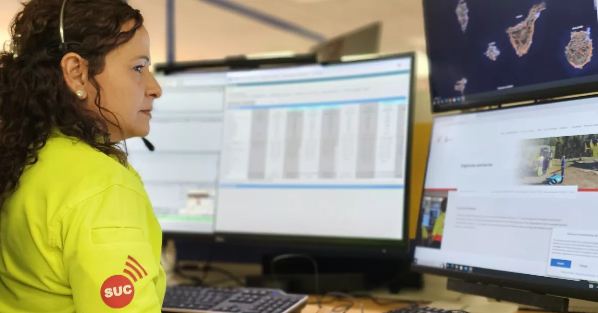 Trabajadora del SUC / 112 CANARIAS