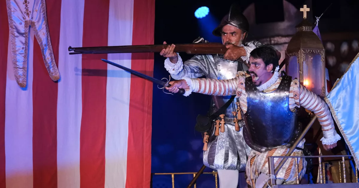 Representación de la batalla de Lepanto / EFE - ALBERTO VALDÉS Representación de la batalla de Lepanto / EFE - ALBERTO VALDÉS