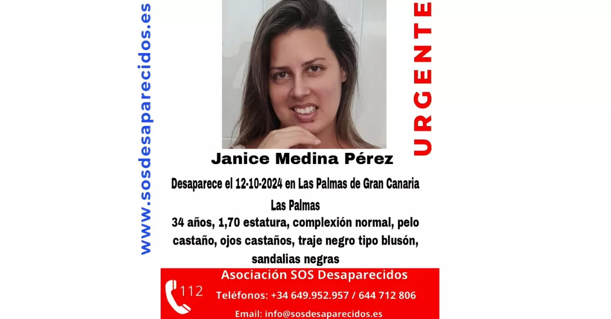 Imagen de Janice, la mujer desaparecida en Las Palmas / REDES SOSDESAPARECIDOS