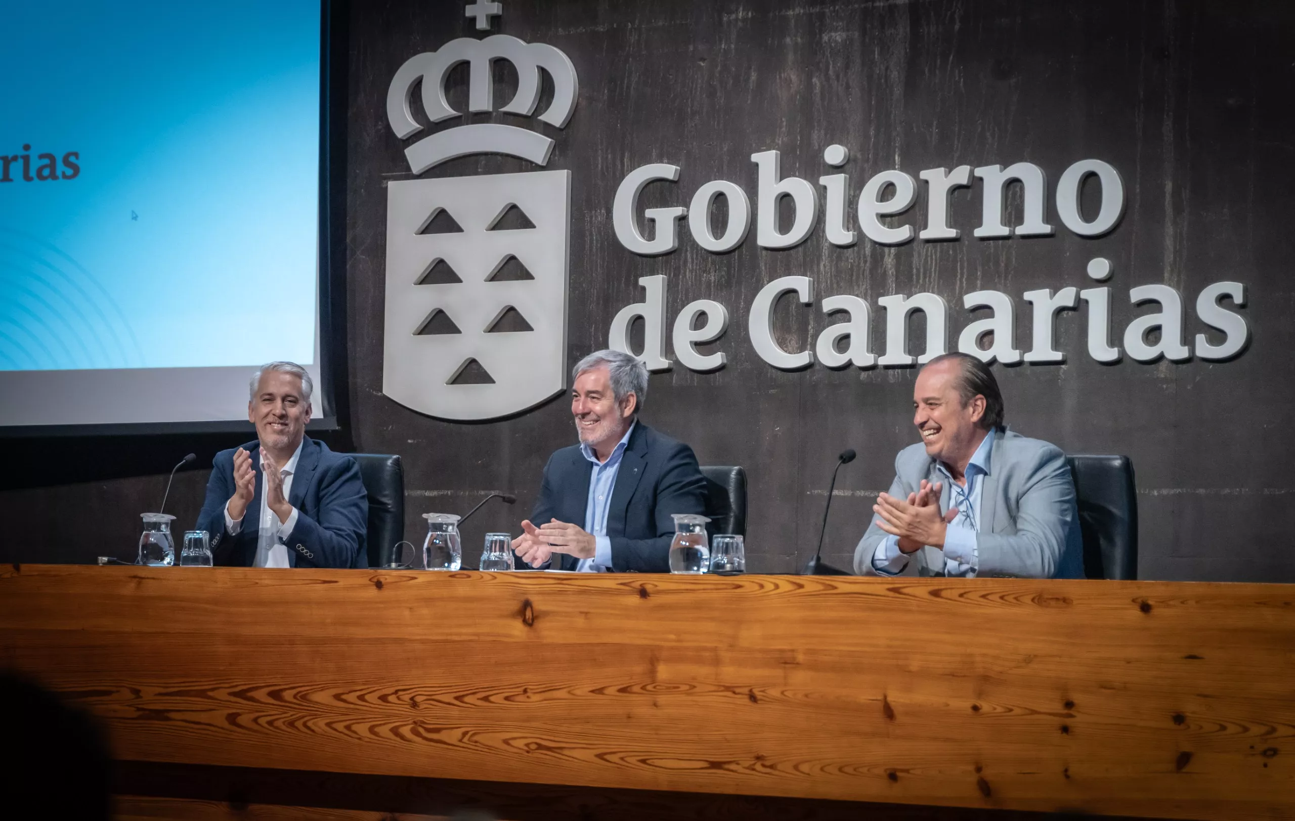 El presidente de Canarias, Fernando Clavijo, en la OktoberTech./ CEDIDA