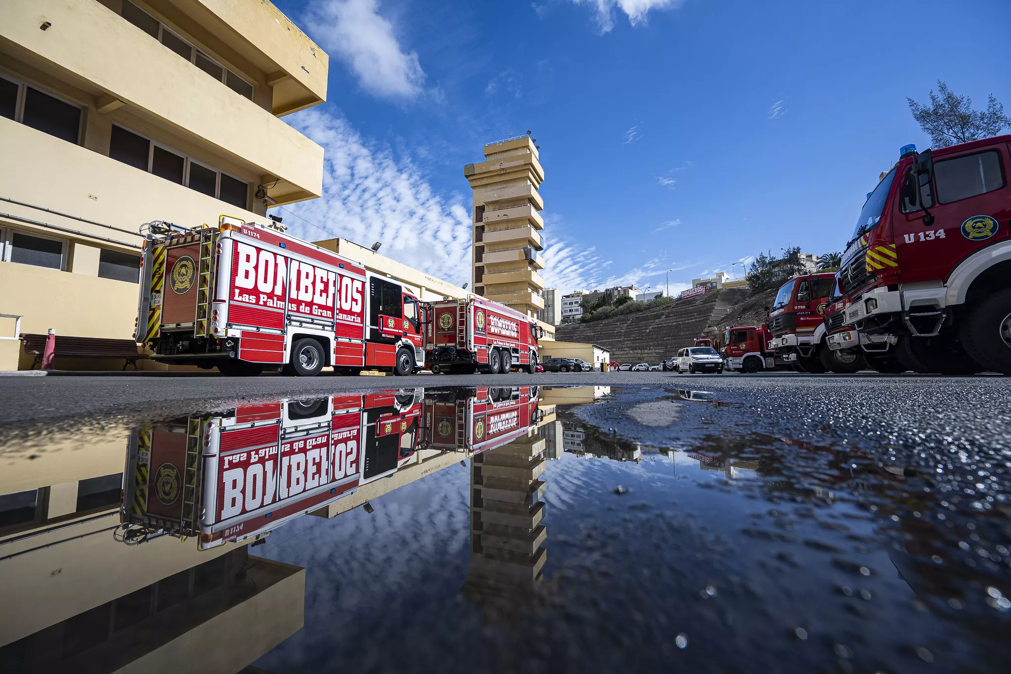 Imagen del Parque de Bomberos de Miller Bajo. / DAVID DELFOUR-CABILDO DE GRAN CANARIA