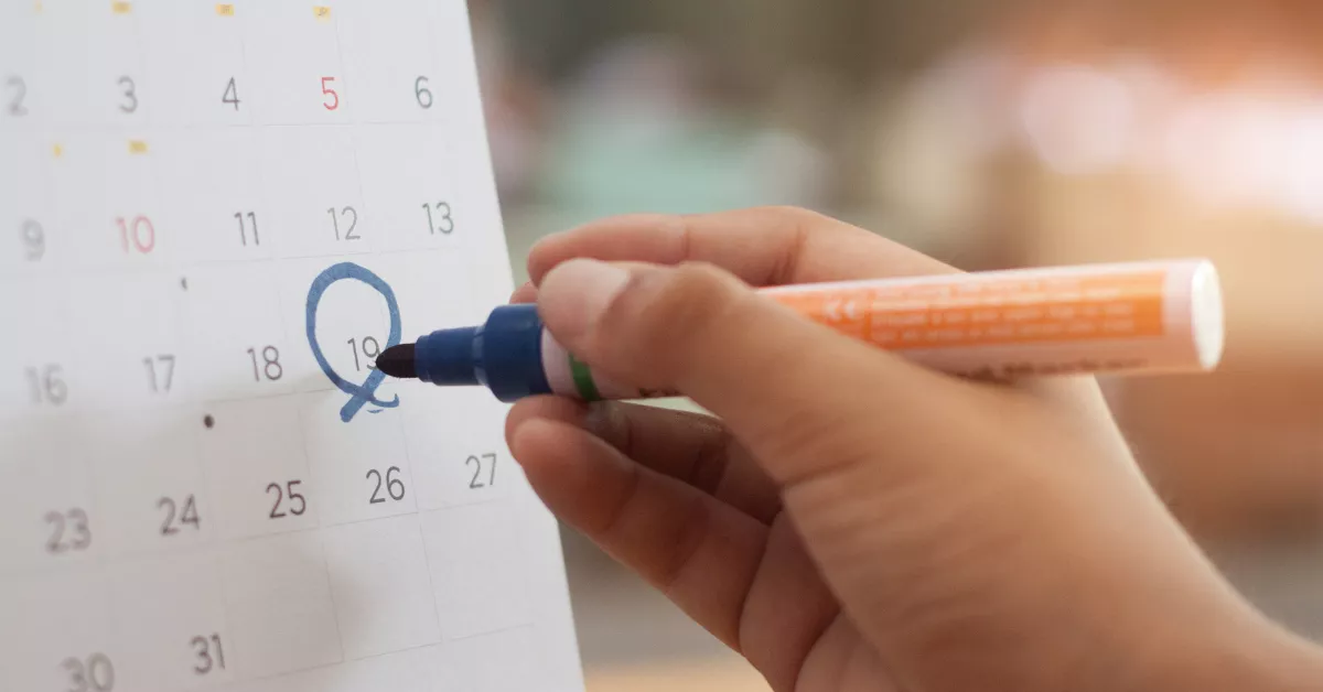 Imagen de un calendario con un festivo / CANVA
