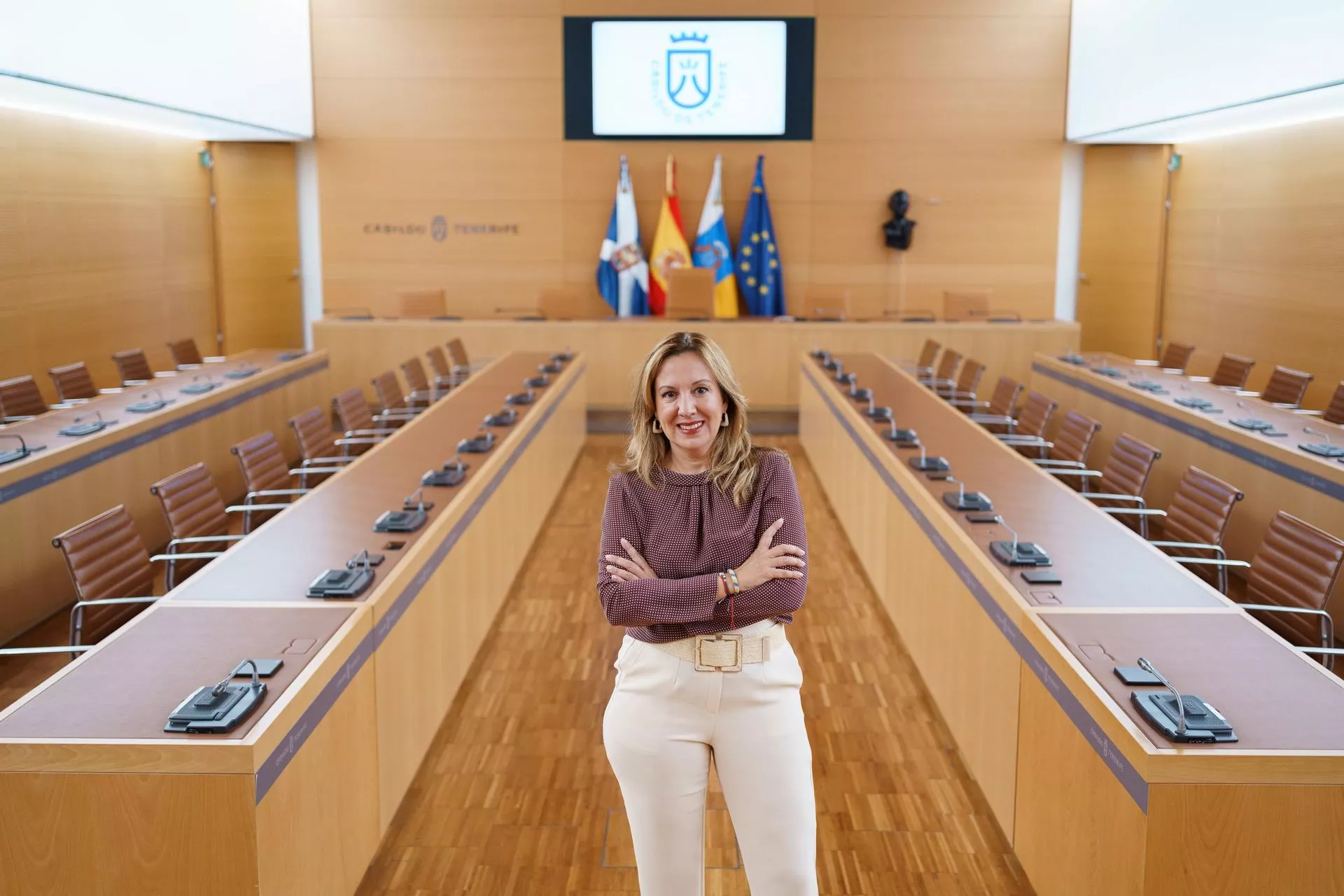La presidenta del Cabildo de Tenerife, Rosa Dávila./ EFE