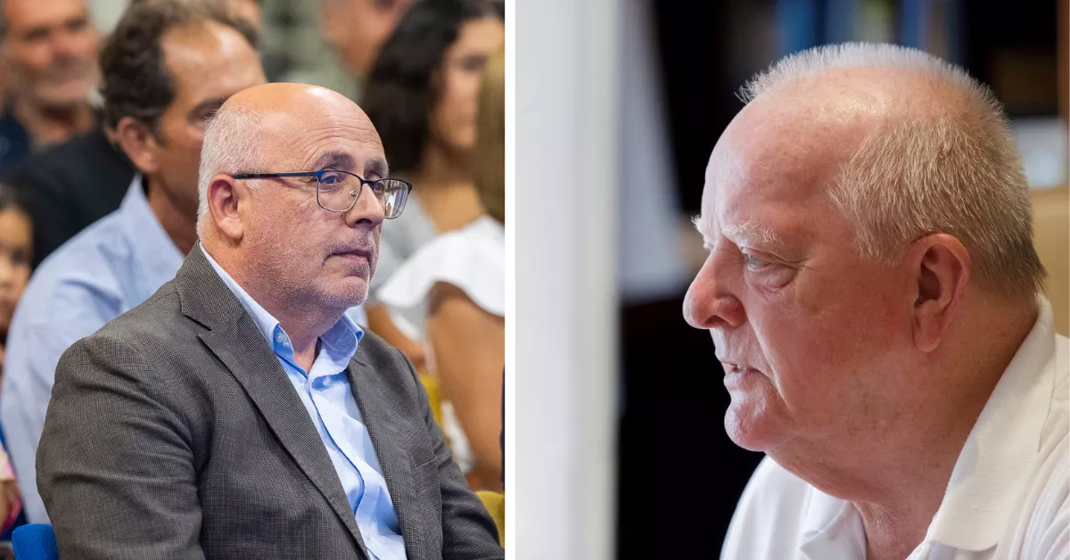 A la izquierda, Antonio Morales; a la derecha, Wolfgang Kiessling / MONTAJE AH