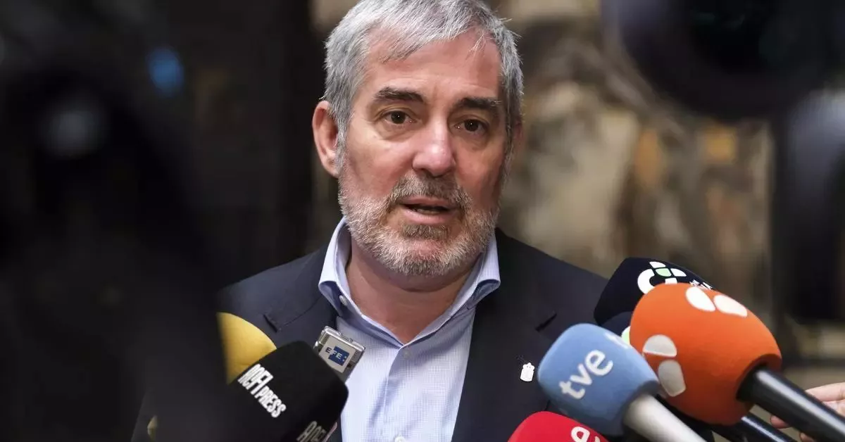 El presidente del Gobierno de Canarias, Fernando Clavijo / EFE