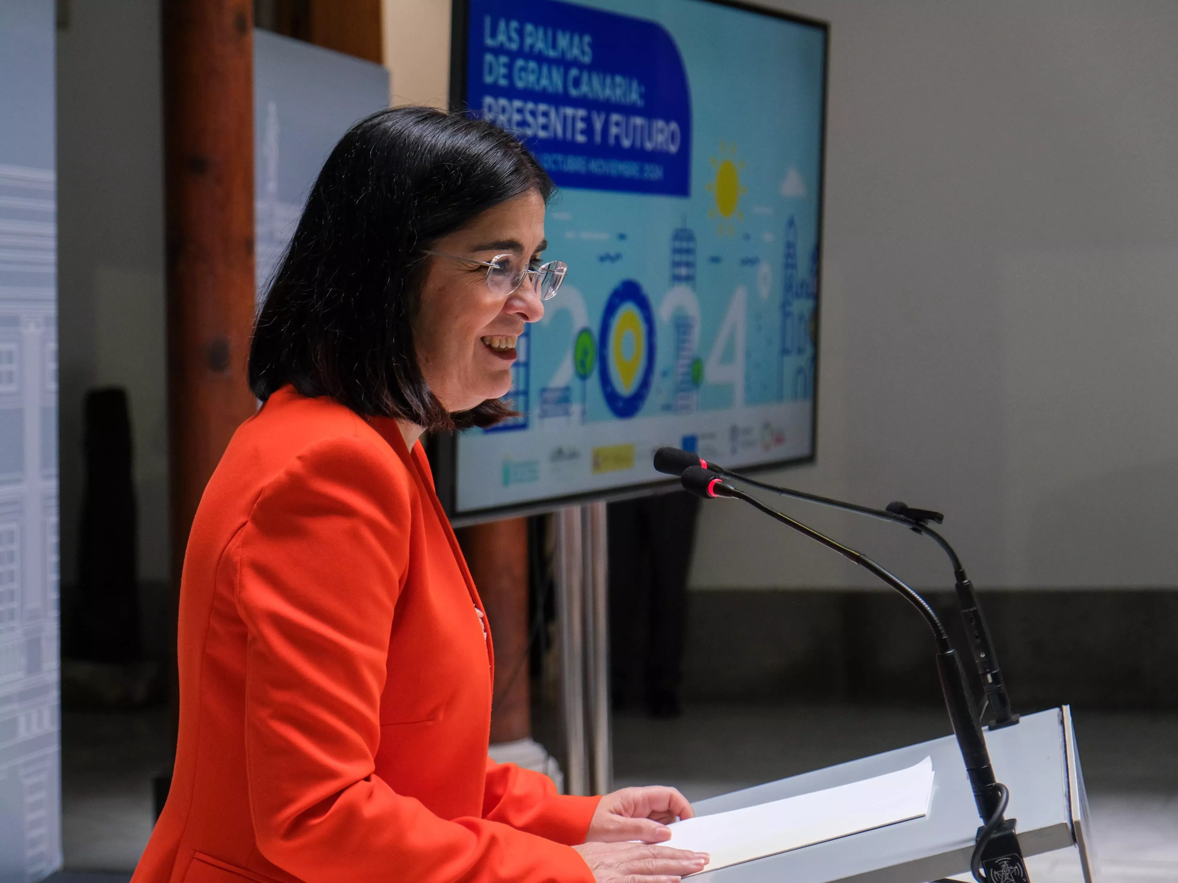 La alcaldesa de Las Palmas de Gran Canaria Carolina Darias. / AH