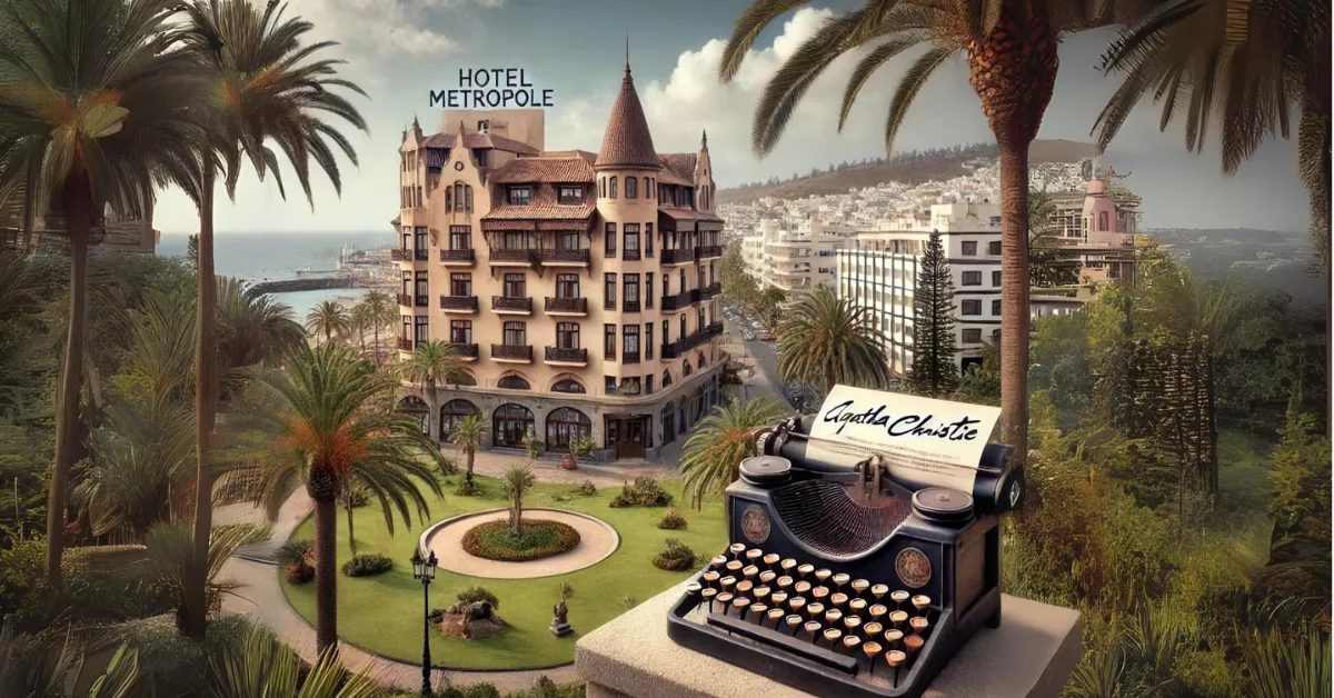 Imagen ficticia del Hotel que sirvió de inspiración a Agatha Christie generada con IA / DALL.E Imagen ficticia del Hotel que sirvió de inspiración a Agatha Christie generada con IA / DALL.E