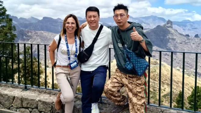 Turistas chinos en Tejeda / TURISMO DE GRAN CANARIA