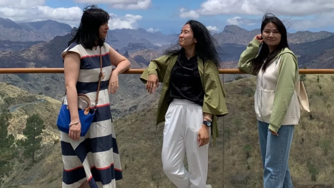 Turistas chinas en Tejeda / TURISMO DE GRAN CANARIA