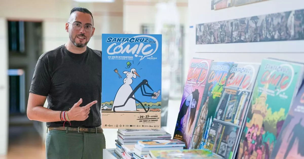 Lucas Morales, director del Salón del Cómic de Santa Cruz / AH