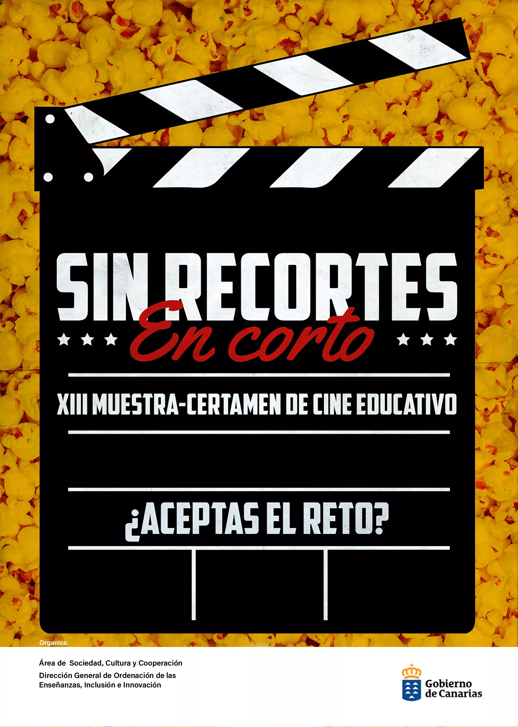 Cartel anunciador del XIII Certamen "Sin Re-cortes en Corto"./ CEDIDA