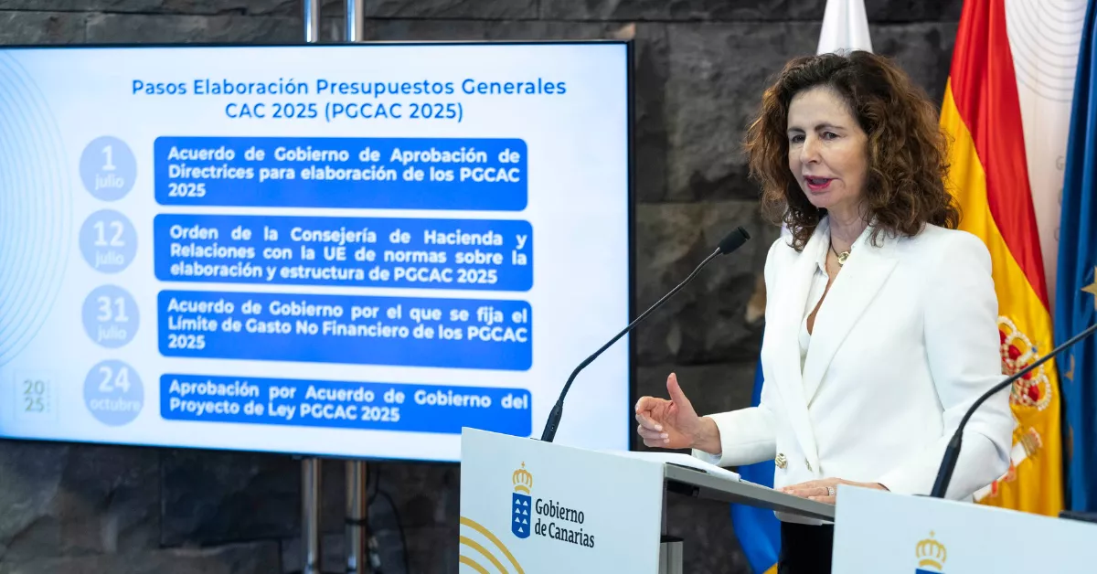 La consejera de Hacienda del Gobierno de Canarias, Matilde Asián./ MIGUEL BARRETO-EFE