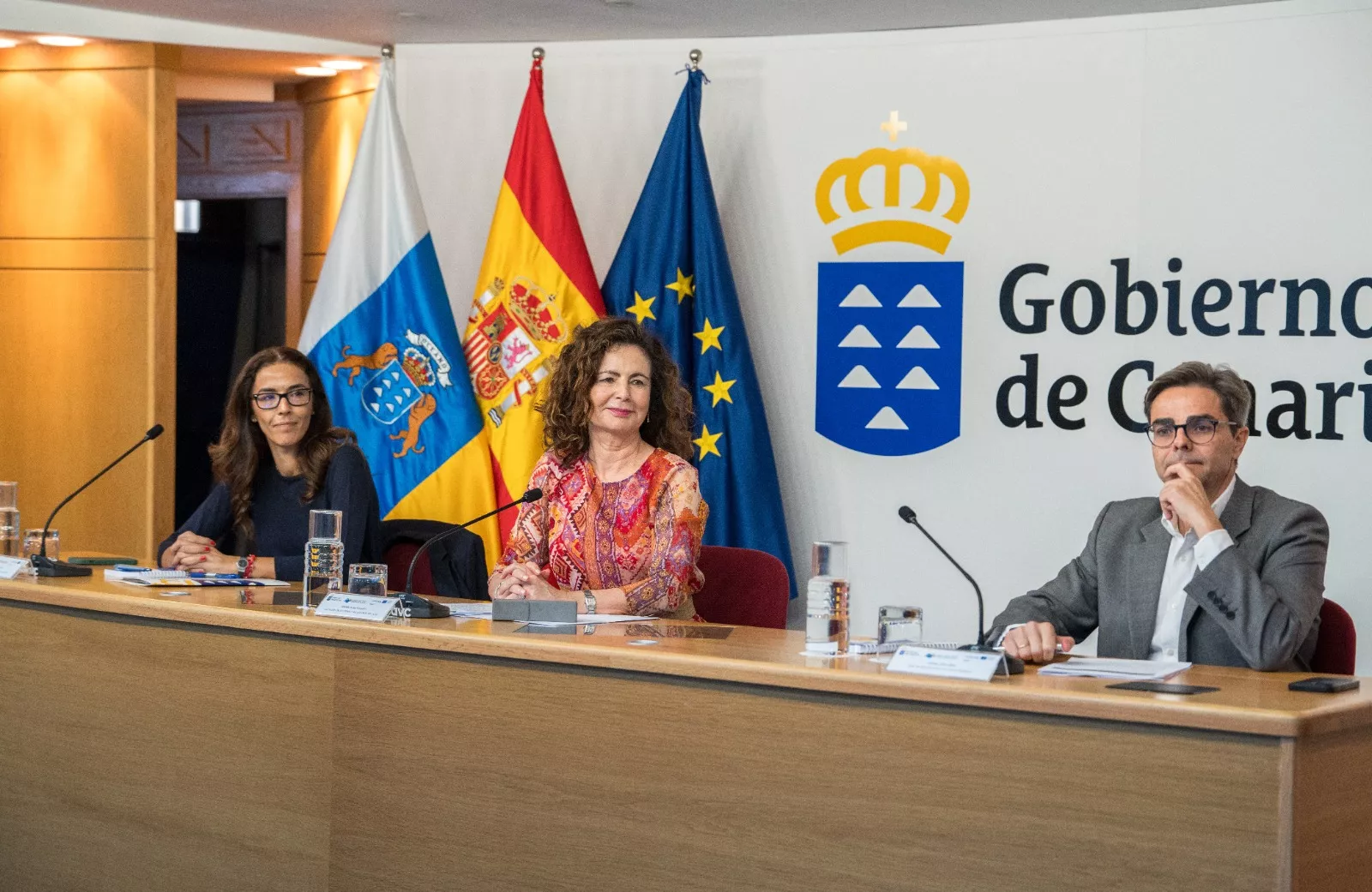 Celia Alberto, Matilde Asián y Julián Zafra./ CEDIDA