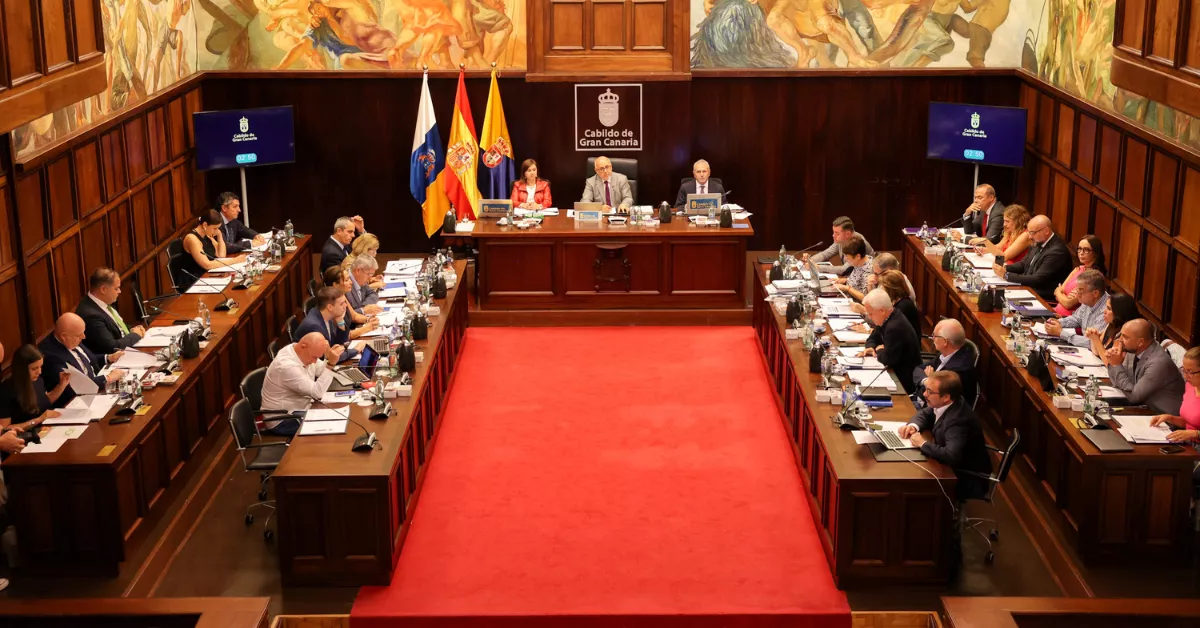 En la imagen, el pleno del Cabildo de Gran Canaria / IID
