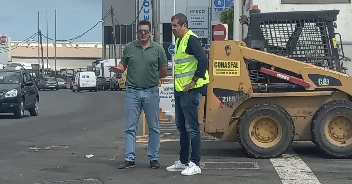 Operarios trabajando en la zona / AYUNTAMENTO DE TELDE