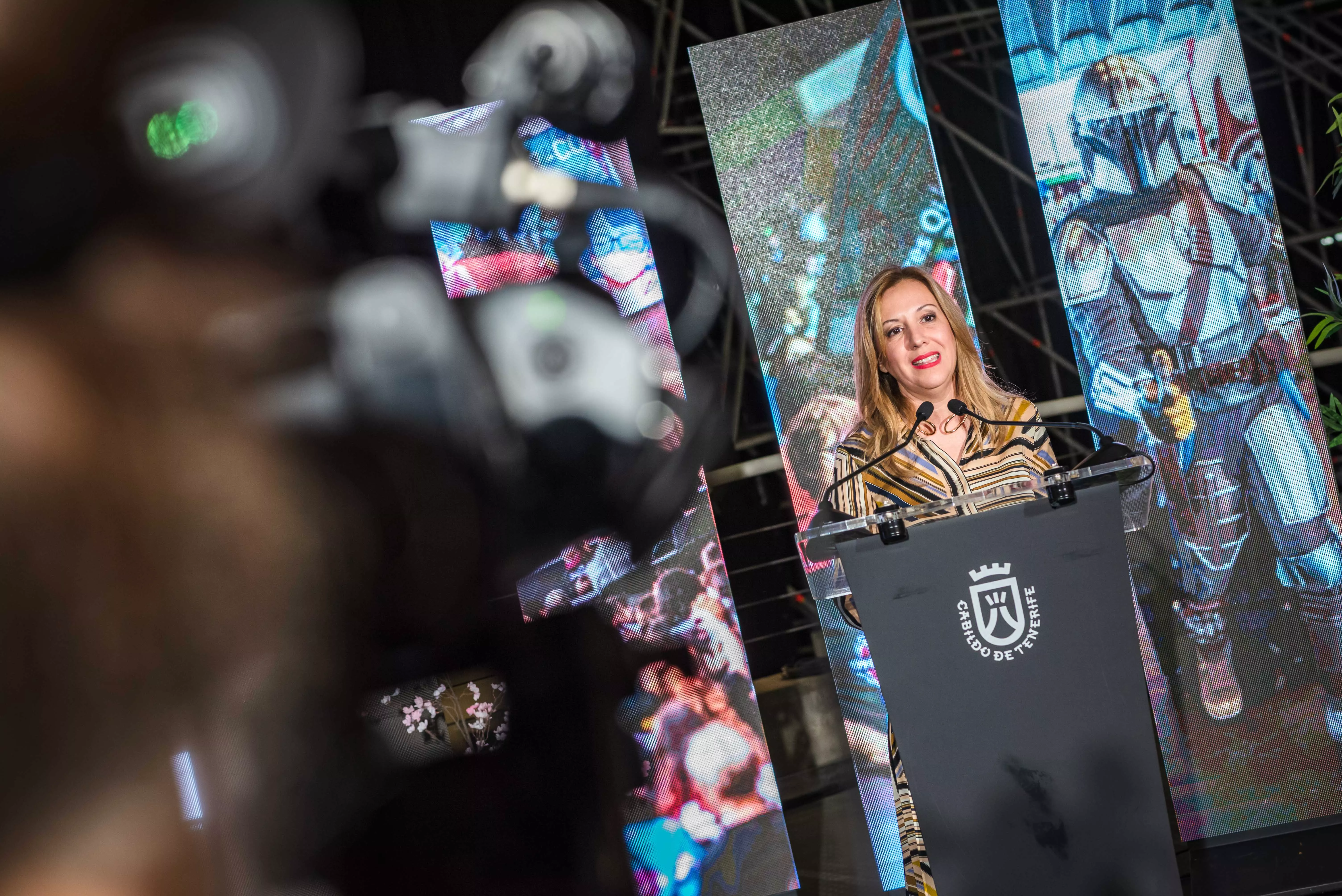 La presidenta del Cabildo de Tenerife, Rosa Dávila./ CEDIDA