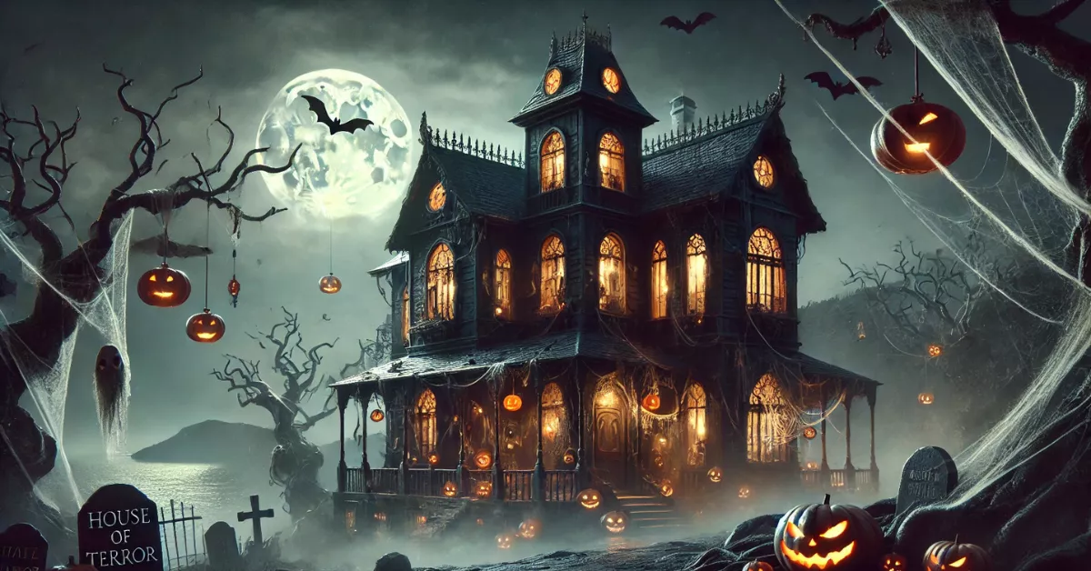 Imagen de una casa del terror / AH - DALL.E