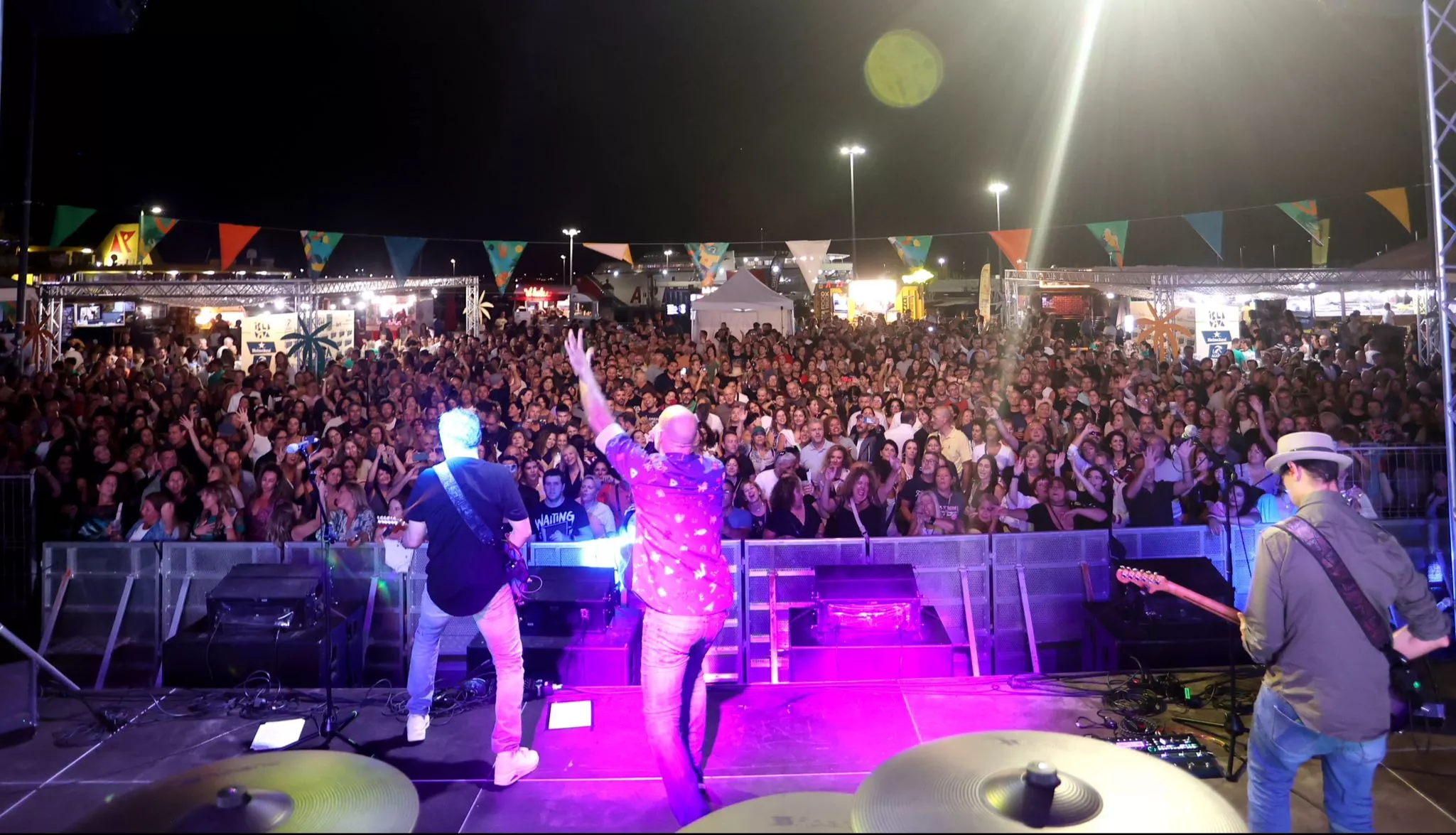 Actuación musical durante el festival Isla Viva./ CEDIDA