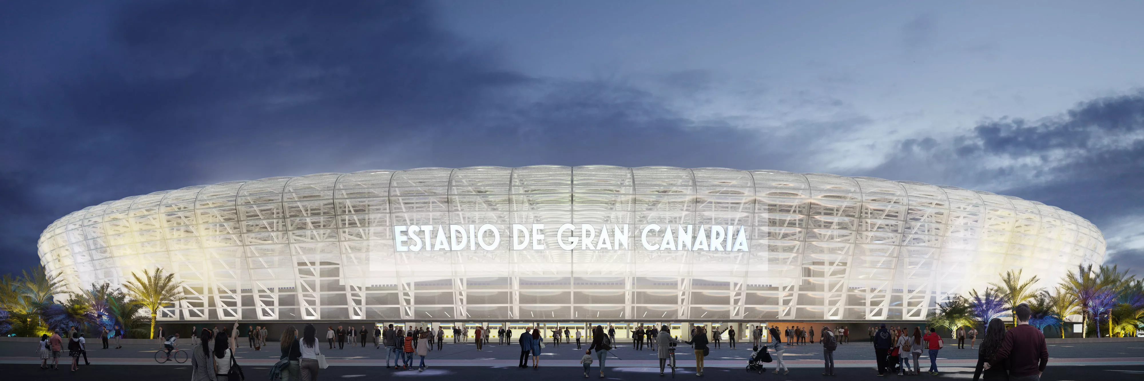 Render del Estadio de Gran Canaria. / AH