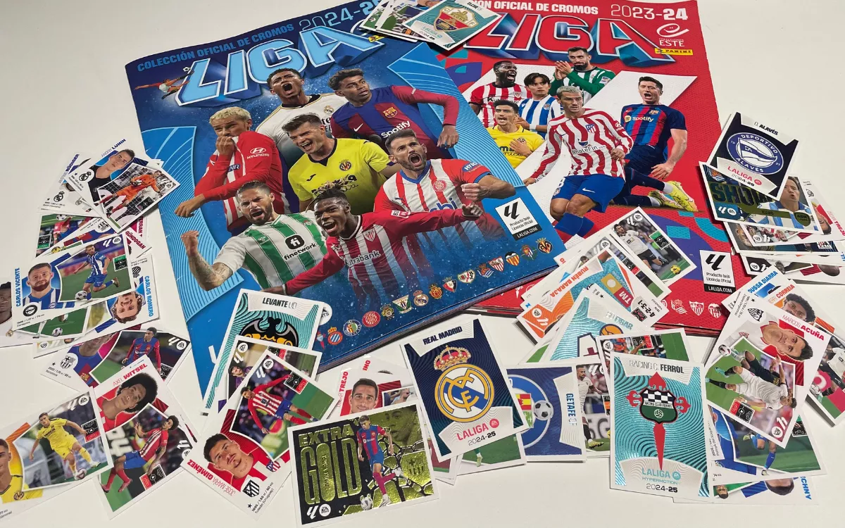 Colección de estampas de Panini de la temporada 24-25. / AH