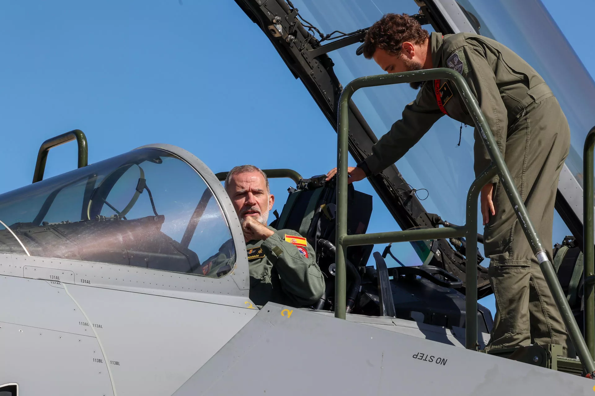 Felipe VI en Gando. Felipe VI en Gando.