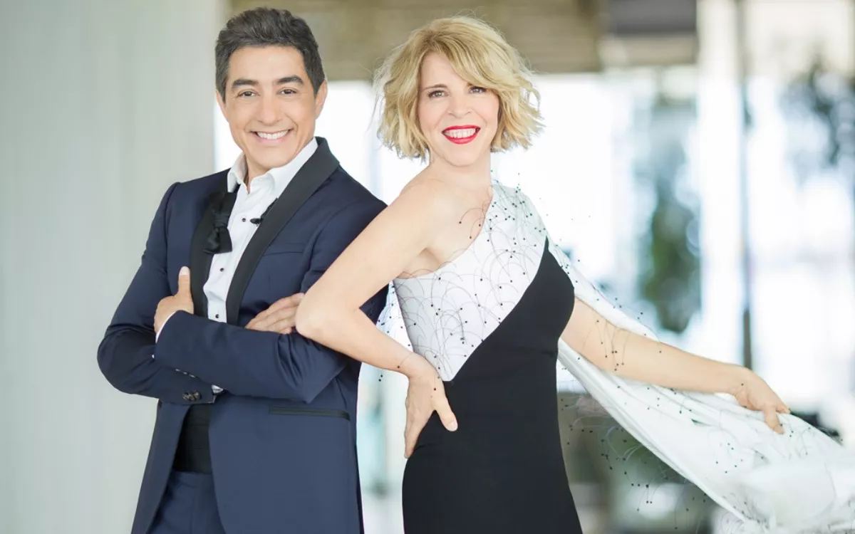 Juan Valderrama y Sole Giménez reviven el bolero en una noche única en el Auditorio Alfredo Kraus. / AH