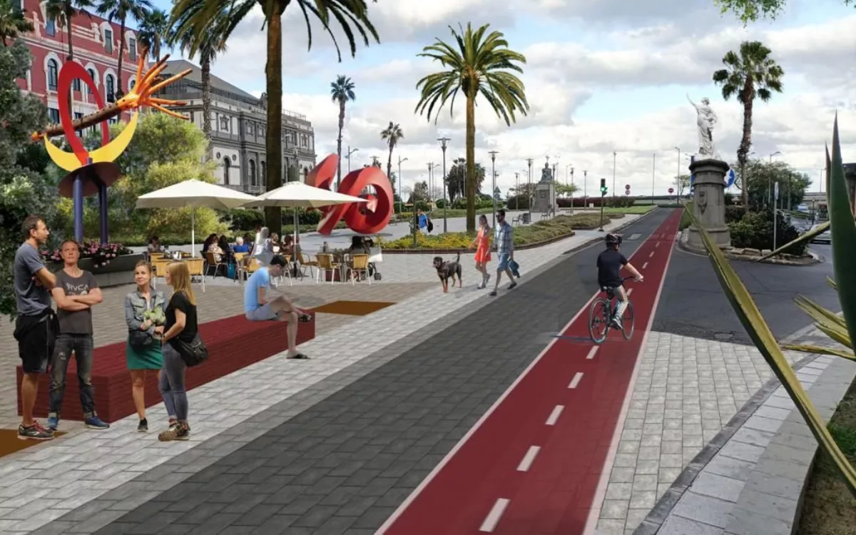 Uno de los estudios que renunció al Paseo Guiniguada también propone eliminar las bóvedas del barranco. / AH