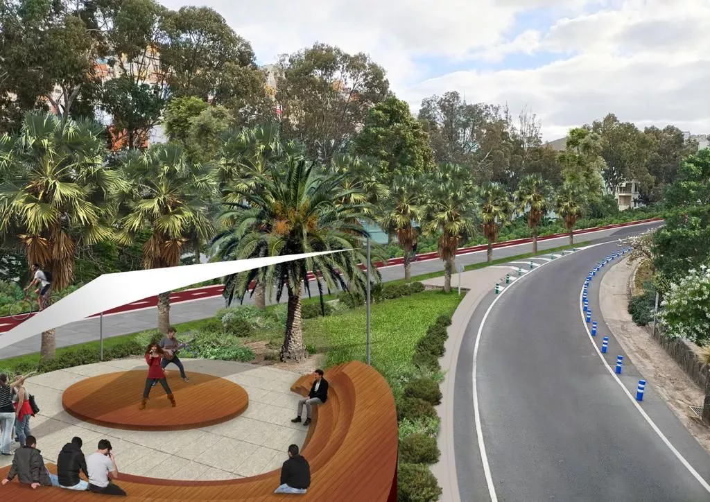 Representación de una idea para reformular el Guiniguada. / AH Representación de una idea para reformular el Guiniguada. / AH