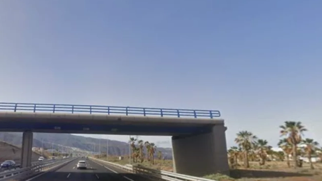 El puente ubicado en las proximidades del Polígono de Güímar. / GOOGLE El puente ubicado en las proximidades del Polígono de Güímar. / GOOGLE