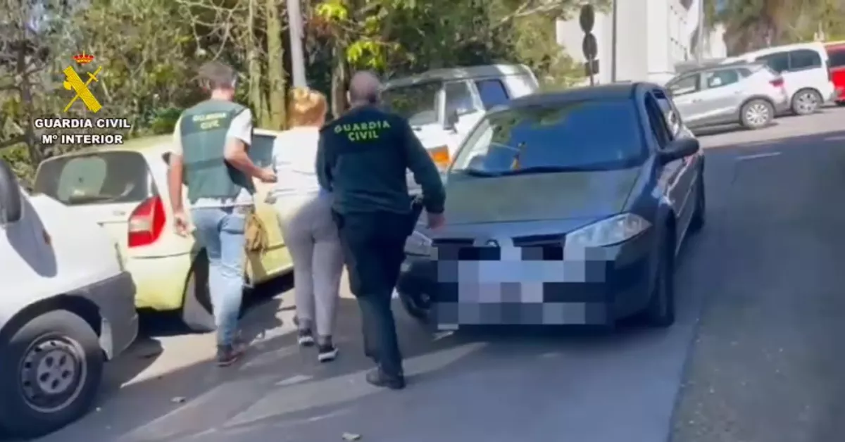 Una de las cinco personas relacionadas con la muerte de una persona en Tenerife. / GUARDIA CIVIL