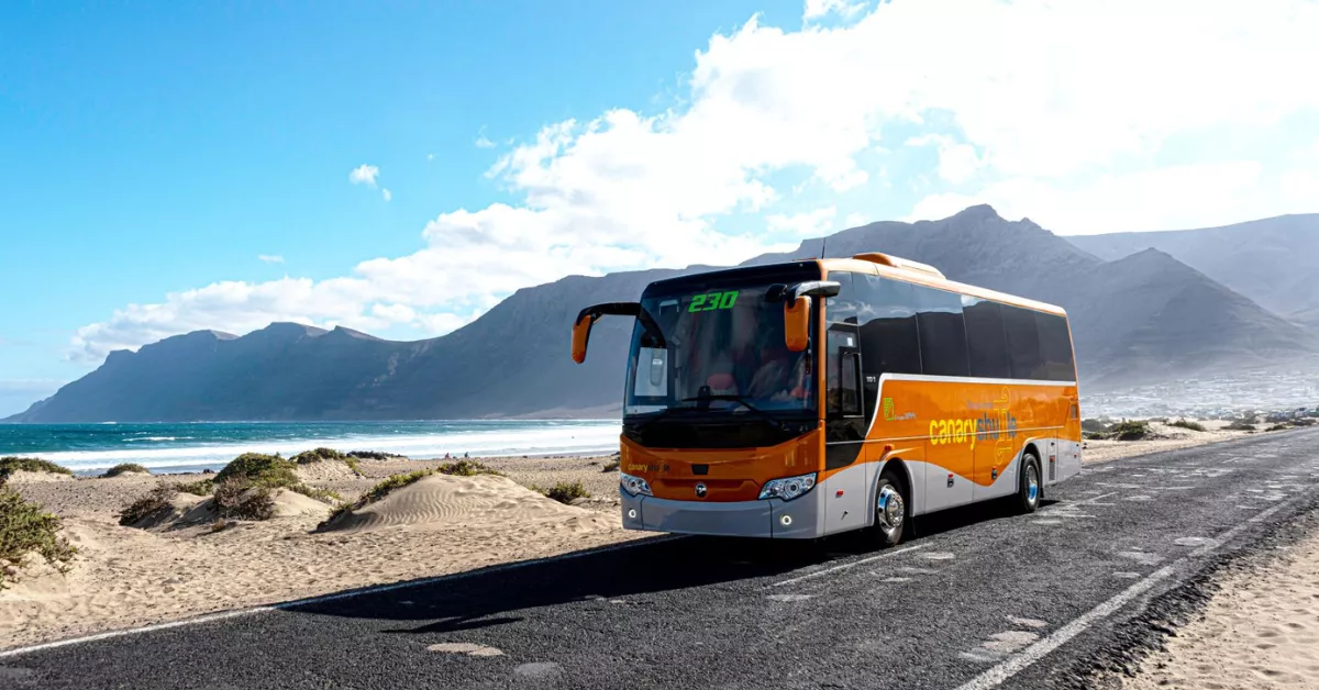 Una guagua de Alsa en Canarias / EFE Una guagua de Alsa en Canarias / EFE