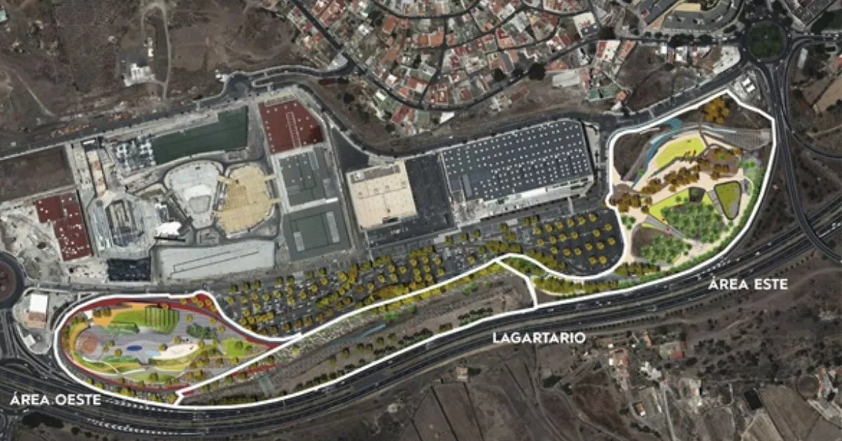 Parcela con las principales unidades de actuación del Plan Parcial Tamaraceite Sur, que es investigado en el 'caso Valka'. / AH