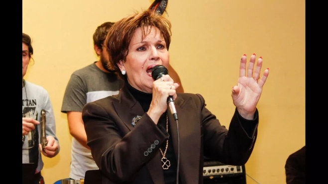 Mary Sánchez, en una de sus actuaciones televisivas. / AH Mary Sánchez, en una de sus actuaciones televisivas. / AH