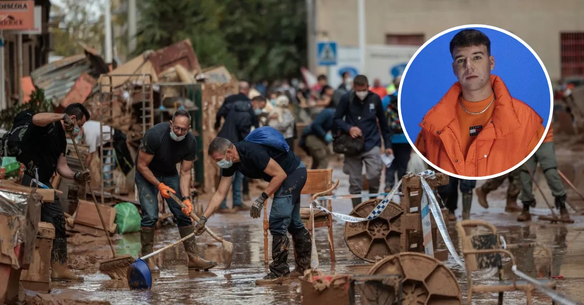 Imagen de afectados por la DANA en Valencia / MONTAJE AH - EFE