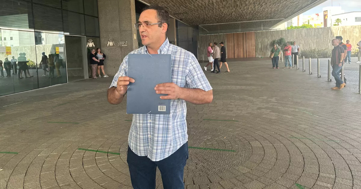 Juan Carlos García, el denunciante de Rafael Hernández / ATLÁNTICO HOY - MARCOS MORENO