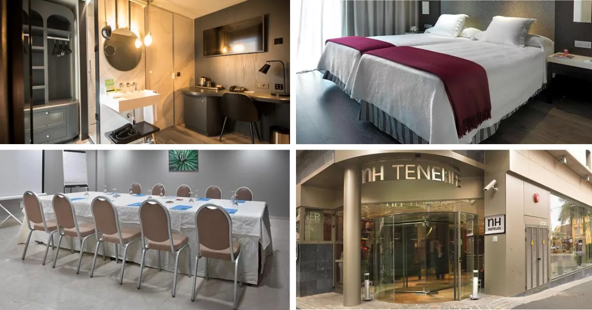 Imágenes de hoteles canarios en ByHours / MONTAJE AH