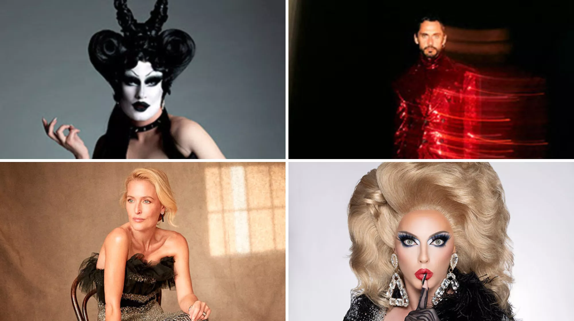 Gottmik, Paco León, Gillian Anderson y Alyssa Edwards./ CEDIDAS