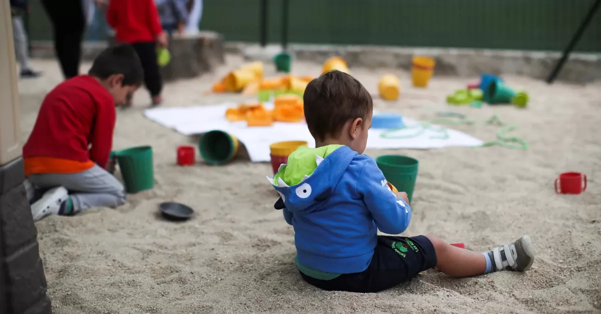 Imagen de niños de una escuela infantil. / EFE