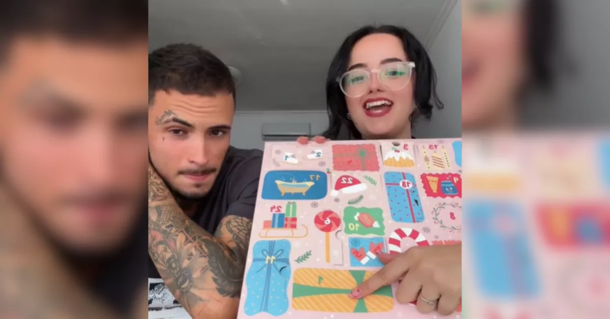 Imagen del calendario de adviento de HiperDino / TIKTOK