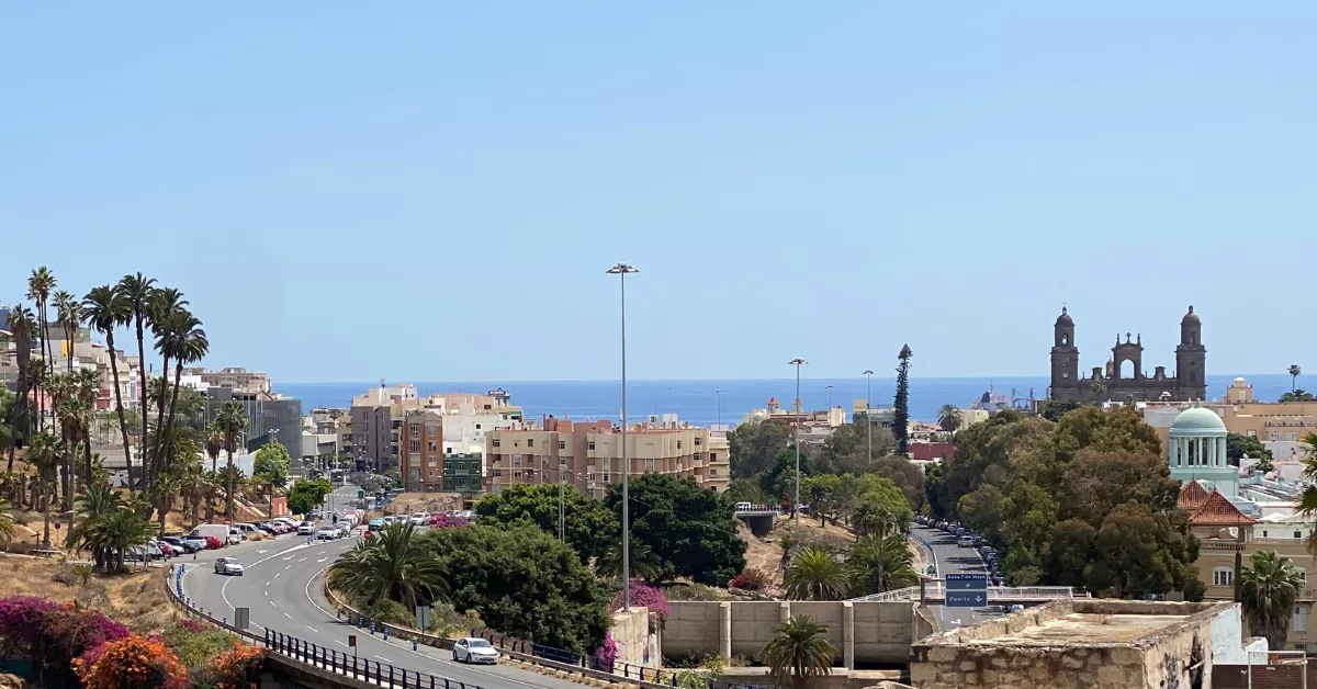 En la imagen, tramo del barranco de Guiniguada que desemboca en Vegueta y Triana. / AH