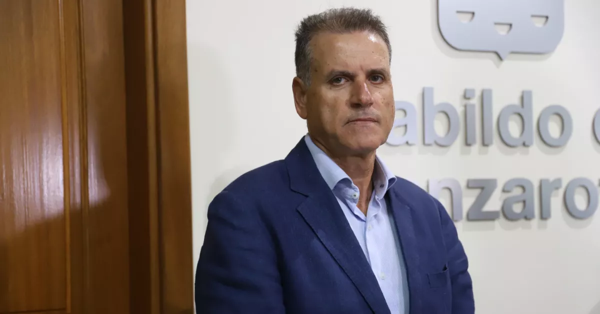 Domingo Cejas, consejero de Aguas en el Cabildo de Lanzarote / CABILDO DE LANZAROTE