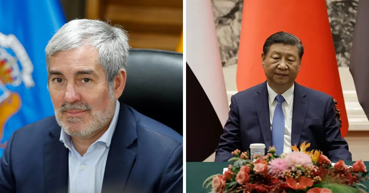 A la izquierda Fernando Clavijo y a la derecha Xi Jingping / MONTAJE AH - EFE