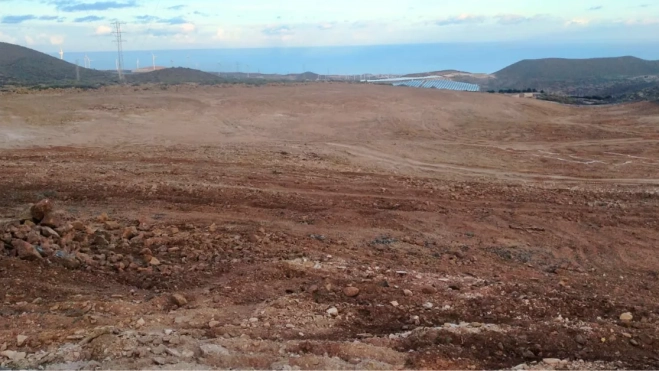 Terreno donde se va a poner en marcha el proyecto Fotobat 5+5. ATLÁNTICO HOY