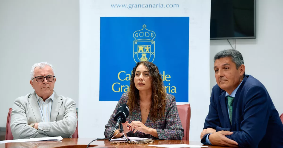Carlos Culebras, Vidina Cabrera y  Julio Rodríguez. / COALICIÓN CANARIA