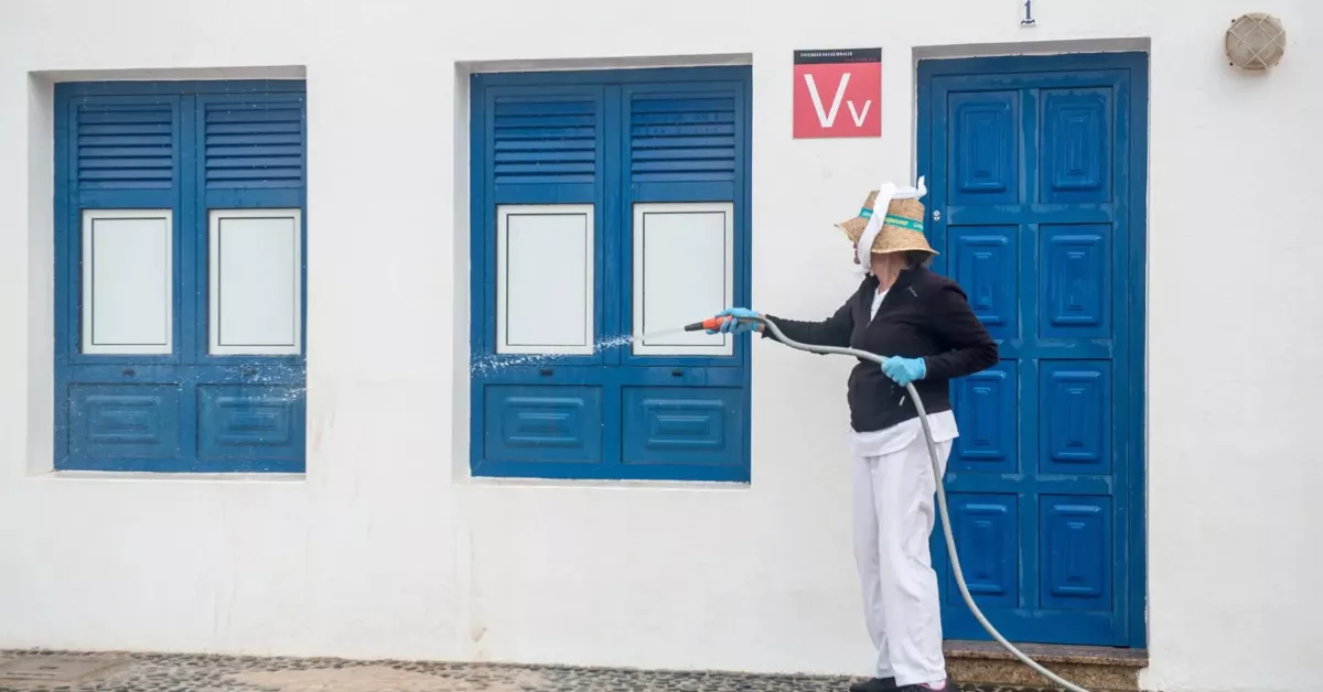 Una vivienda vacacional en La Graciosa / EFE