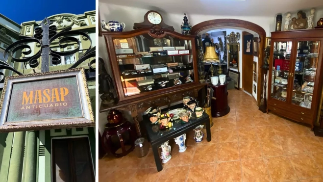 Interior de MASAP Anticuario, en Vegueta / ATLÁNTICO HOY Interior de MASAP Anticuario, en Vegueta / ATLÁNTICO HOY